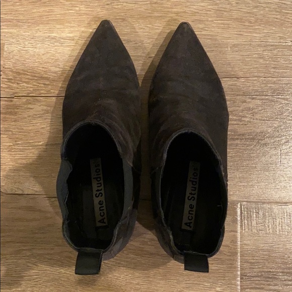 Acne Jensen Suede Chelsea Boots - Picture 2 of 4